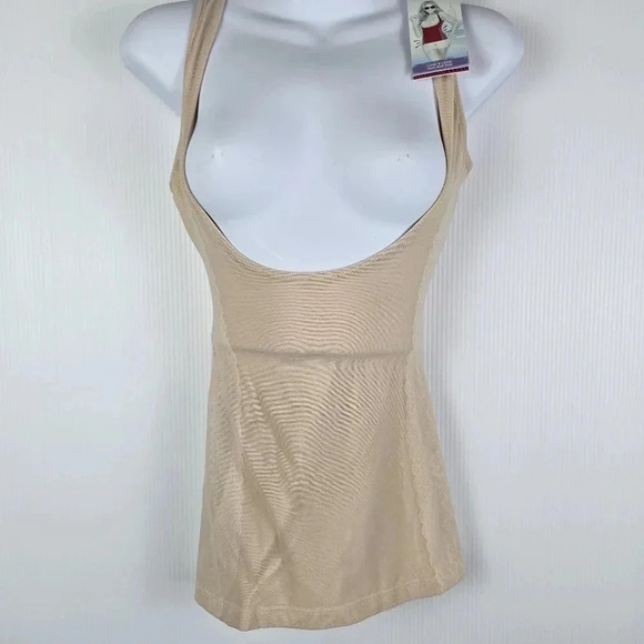 NWT Spanx Assets Red Hot Label Clever Controller Tank in tan - Picture 2 of 9